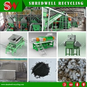 China Manufacture Used Rubber Crumb Recycling System For Sale