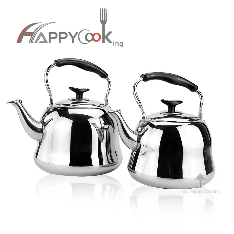 China manufacturer customized samovar stainless steel water pot whistle tea kettles