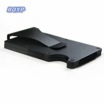 China supplier Men thin metal aluminum money clip minimalist wallet  rfid wallet