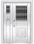 Import China supplier price Soundproof apartment main gate design stainless steel single door from China