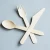 Import Christmas Cutlery Party Wooden Spoons And Forks Disposable from China