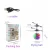 Christmas Gift Infrared Induction Sensing Aircraft Crystal RC Flying LED Disco Ball Helicopter Toys For Kids