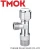 Import chromed plated brass toilet flush angle valve from China