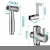 Import Ciencia Stainless Steel Brushed Nickel Adjustable Flow Toilet Bidet Spray Set,Toilet Flusher,WS033F from China