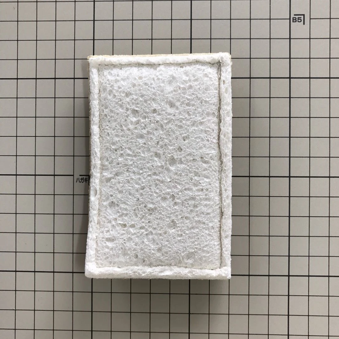 CK012 7*11cm 100% natural biodegradable loofah pads Cellulose Sponge Loofah Dishwashing Kitchen Dish Scrubber Sponge