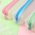 Import Classic cute Korean Frosted translucent school student zipper pencil bags pen case stationery supplies from China