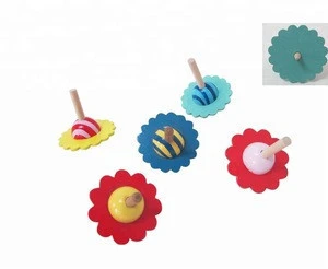 Classic Kids Wooden Spinning Top Toy