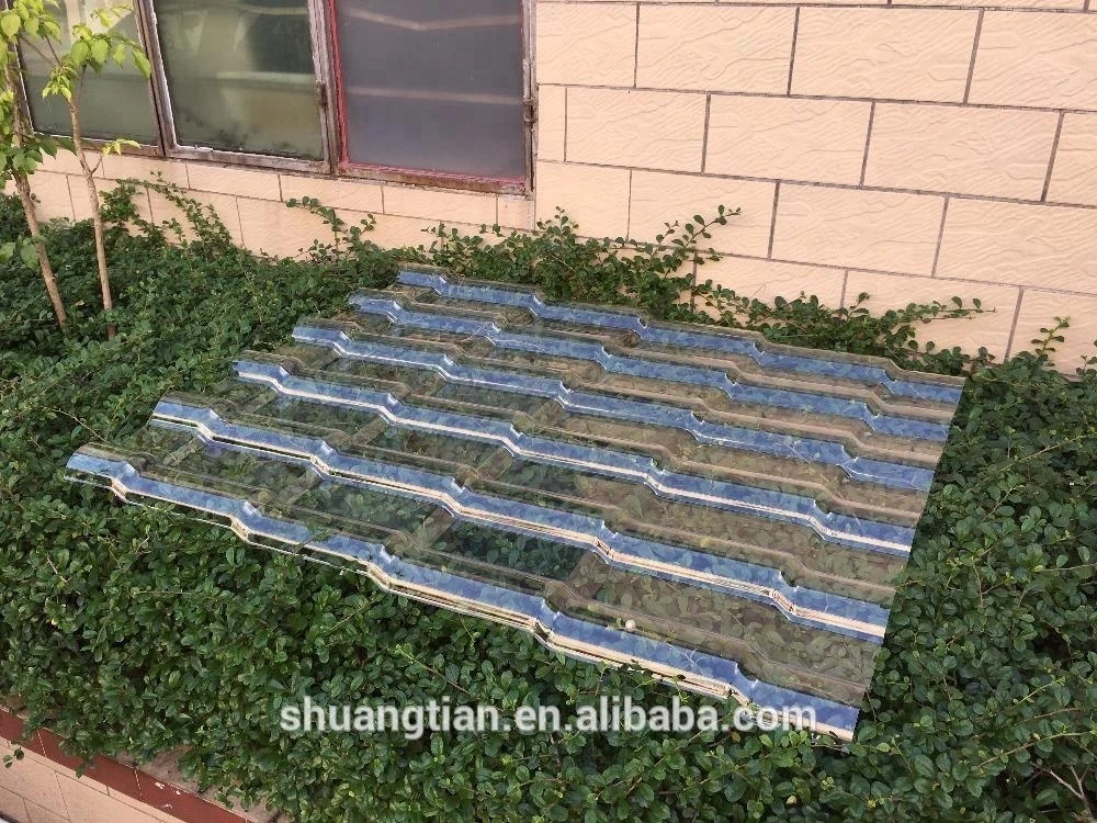 Clear plastic shingle roofing plastic roofing sheet roofing tile 880*2200mm