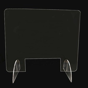 Clear plexiglass shield sneeze guards acrylic table for cashier sale counters back to school desk youth  student