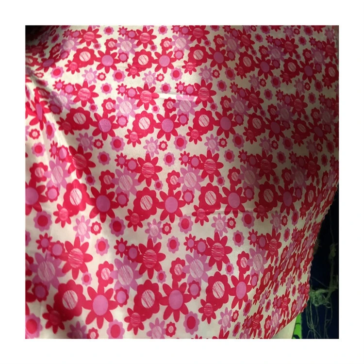 Clothing Material Woven Polyester Textile Material Printed Fabric