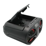 CMiK mk-21 DJ DVD WMA Portable crenk CD CD-R CD-RW boombox with  color led light blue tooth usb tf card AM FM radio MP3 player