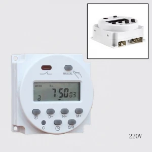 CN101A CN101B 12V 24V 220V LCD Digital Timer Programmable Time Switch