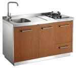 color combinations 304 stainless steel small modular kitchen cabinet door like wood