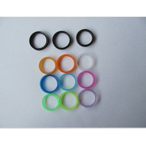 Colorful Different Sizes Finger Ring Inserts for Hair Scissors