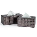 Colorful faux leather box facial tissue, mini tissue box, tissue paper box design