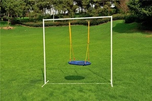 Comfortable and durable outdoor tree swing children round patio swings