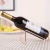 Import Comfortable Iron Metal Single Bottle Display holder Stand Steel Wine Rack from China