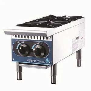 Commercial American style countertop gas hot plate with burners and CE approved