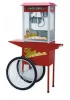 Commercial CE Approved Sweet Popcorn Machine Maker 220v With Popcorn Cart For Sale(Red Top) (OT-802-2)