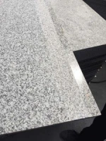 Commercial modern anti slip polish flame granite stairs design from china