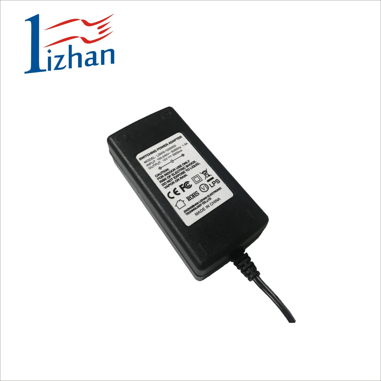 Compact size 24w 36w 48w 60W desktop power adapter 12v 2a 3a 4a 5a switching adapter for cctv laptop computer