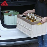 convenient plastic boxe foldable car trunk organizers