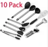 Cooking kitchen utensil set wholesale stainless steel and silicone kitchen utensils BPA free kitchen utensil set