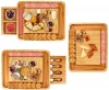 Costom Bamboo Cheese Board Meat Charcuterie Platter With Tray Drawers 4 Cutlery Set