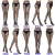 Import Cowinner 2020 Womens Fishnet Stockings Tights Suspender Pantyhose Mesh Hollow Stretch Thigh High Stockings from China