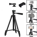 CPYP 3110 3120 Digital Camera Tripod 0.5m 1.2m 1.6m 2.1m Selfie Light Phone Ring Light Tripod with 1/4 Screw Stand 160CM TRIPOD