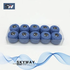 Crochet cotton cone thread for embroidery 9s/2