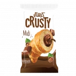 Croissant Crusty Bread With Chocolate Cream  and Hazelnuts Filling (1 Piece)