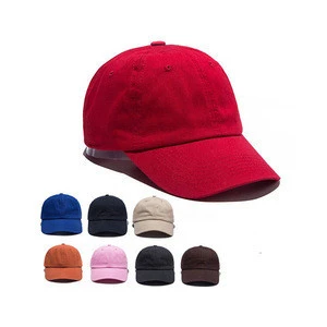 Custom 100% Cotton fashion dad hat cap , 6 Panel plant unstructured men hats