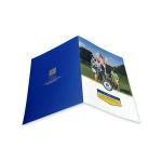 Custom color recycled paper file folder