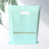 Custom Design Logo Printing Biodegradable PE Cheap Die Cut Handle Shopping Polybag Carrying Plastic Packaging Bag With Own Logo