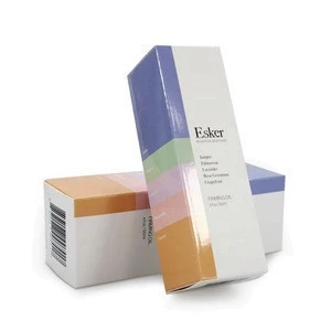 Custom design luxury printed art paper cosmetic box for skin care cream packaging