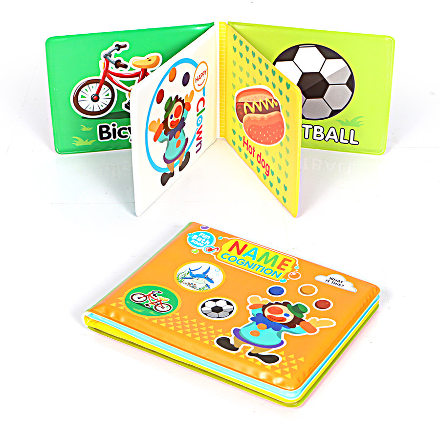 Buy Custom Fun Baby Bath Book Waterproof Children Plastic Bath Books ...