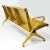Import Custom Gold 3 Seat Triangle Hospital Waiting Bench Chair Airport Chair from China