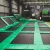 Custom green kids bungee inflatable trampoline for sale, indoor Playground square mat jumping trampoline park from china