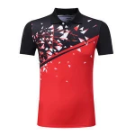 custom logo badminton sports polo t-shirt