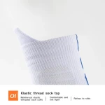 Custom Logo Color Fashion Wool Cushion Short Tube Sports Socks Popular New Basketball Socks