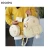 Import Custom logo sample cheap wholesale waterproof fashion luxury style canvas pu shoulder lady bag custom back pack backpack women from China