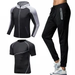 Custom mens Tracksuit Training & Jogging Three-piece Suit Outdoor Running Wear Wholesale Sportswear Mens