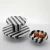 Import Custom Modern Style Black and white stripes marble stone flower vase Bathroom tray Home Decoration Set from China