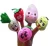 Import Custom Smiling Fruit Vegetable Finger Puppet Toys Children Baby Plush Handmade Velvet Finger Puppet from China