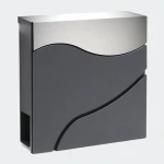Custom stainless steel mailbox outdoor