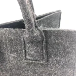 Custom travel Insert felt cosmetic bags travel gadget organizer makeup tote bag