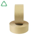 Custom Width 70mm Length 150m Water Activated Gummed Kraft Paper Tape