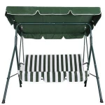 Customizable logo hot sell modern outdoor 2person folding swing chair lightweight portable foldable garden patio canpoy chairs