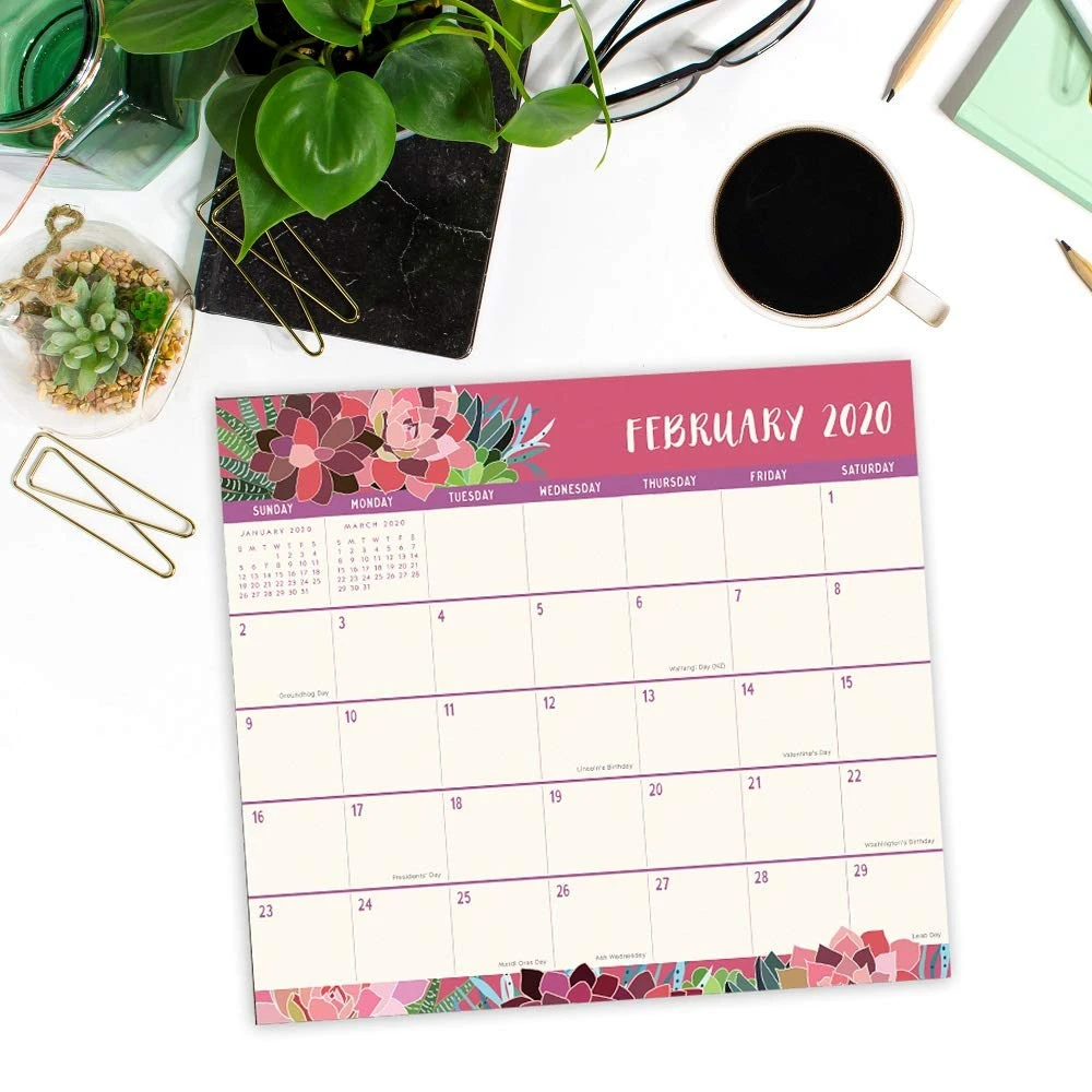 Customize 2020 Magnetic Monthly Calendar Pad